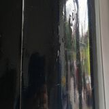 Vintage brass and marble lamp