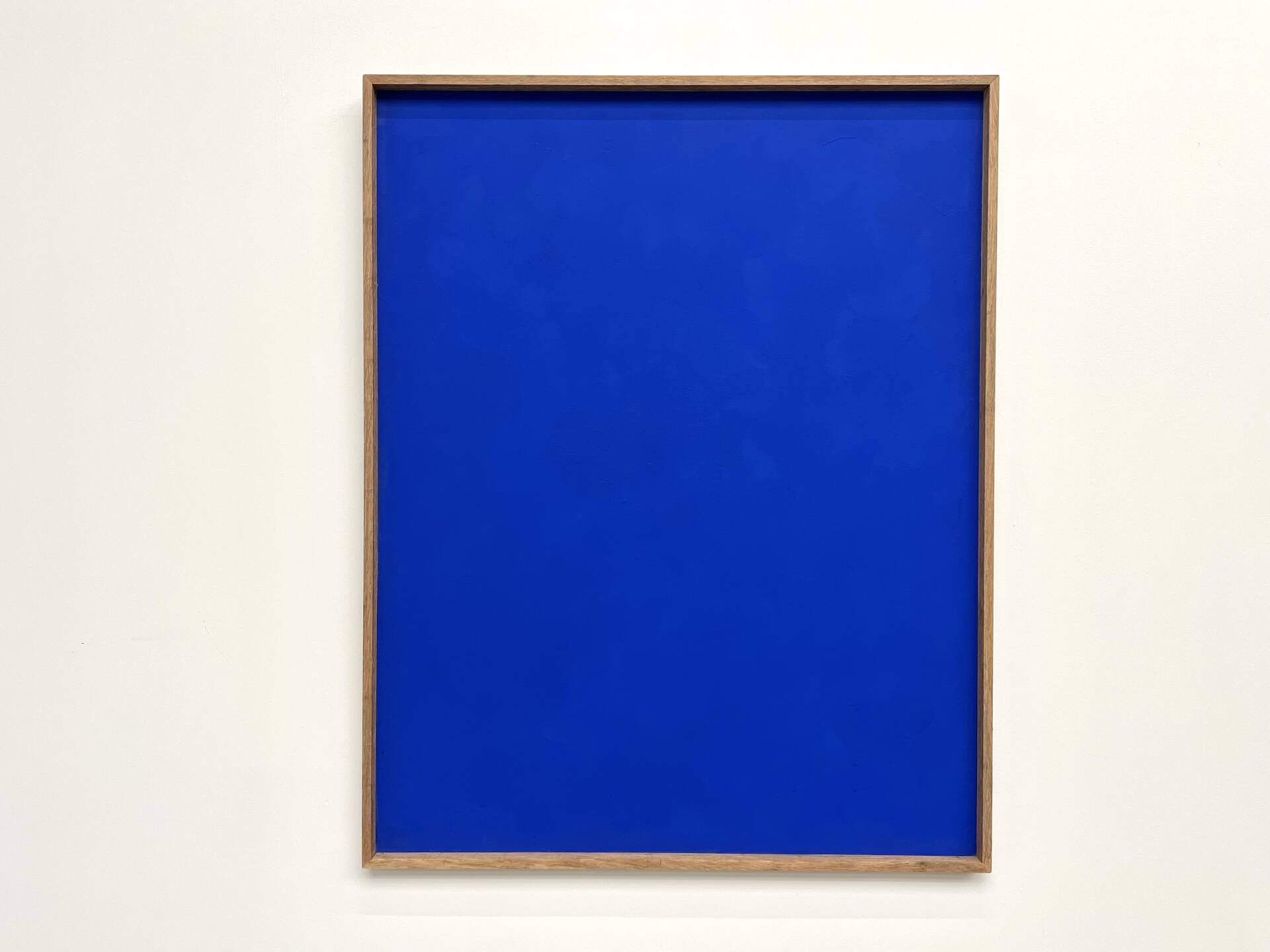 Large Klein blue painting