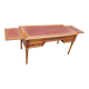 Napoleon III desk in Louis XVI style made of walnut from the late 19th century.