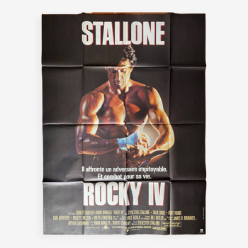 Original cinema poster "Rocky IV" Sylvester Stallone 120x160cm 1985