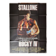 Original cinema poster "Rocky IV" Sylvester Stallone 120x160cm 1985
