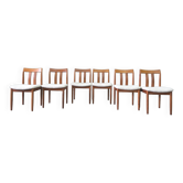 Chaises de salle à manger en teck du milieu du siècle de Vamdrup Stolfabrik, années 1960