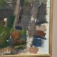 Swedish Oil on Panel“Composition” by Nils Folke Knafve –Vintage & Framed