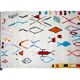 Colorful berber carpet handmade 221 x 130cm