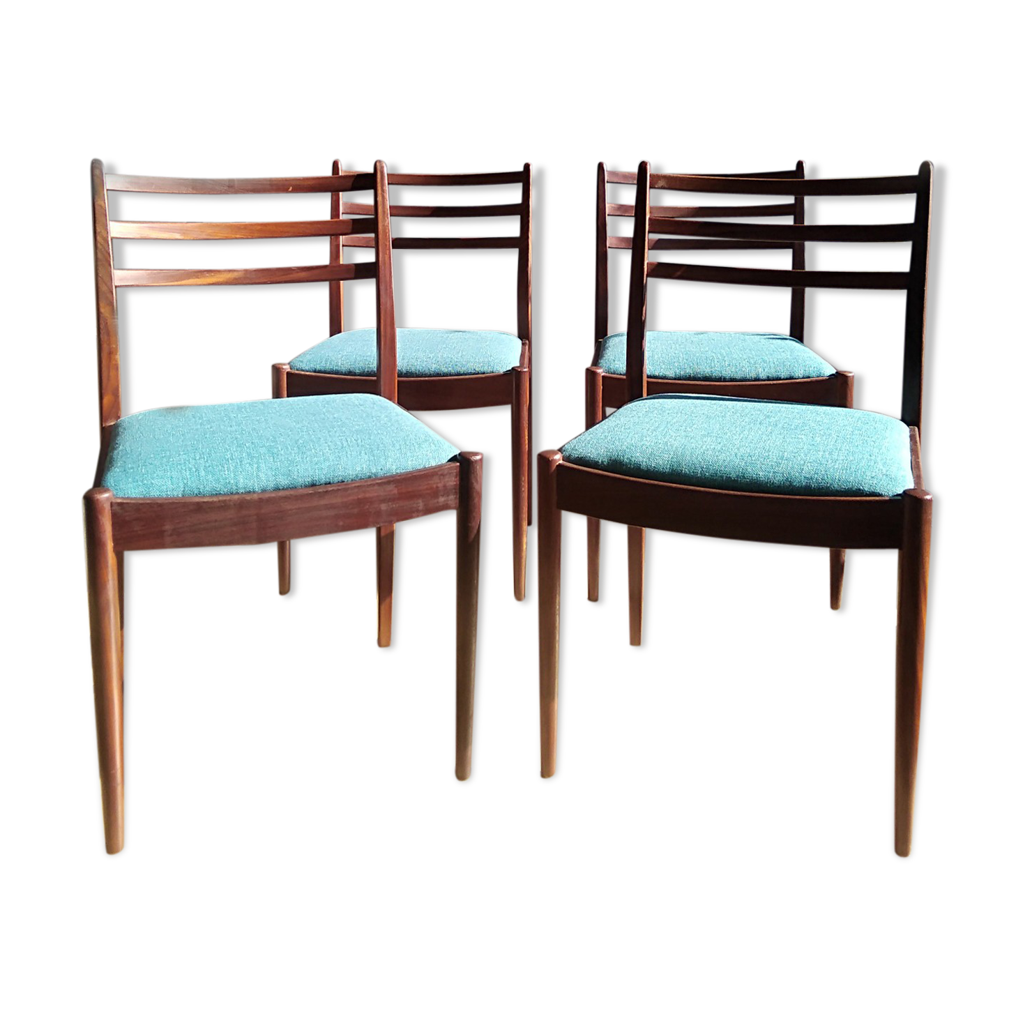 Set of 4 teak chairs 1960/1970