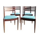 Set of 4 teak chairs 1960/1970