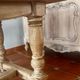 Large Restored Solid Oak Dining Table – Whitewashed Finish