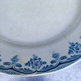 Ancien plat rond en Terre de fer, HB&Cie Bordeaux