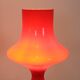 Orange opaline glass table lamp by Štepán Tabery, 1960s