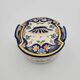 Pot avec couvercle en Porcelaine de Rouen