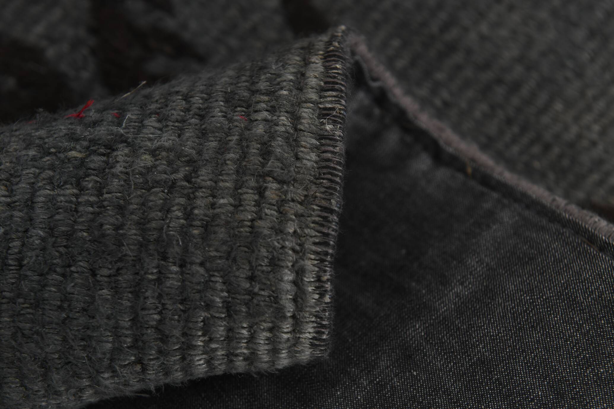 2x8 Vintage Gray & Black Runner Rug, 72x255Cm