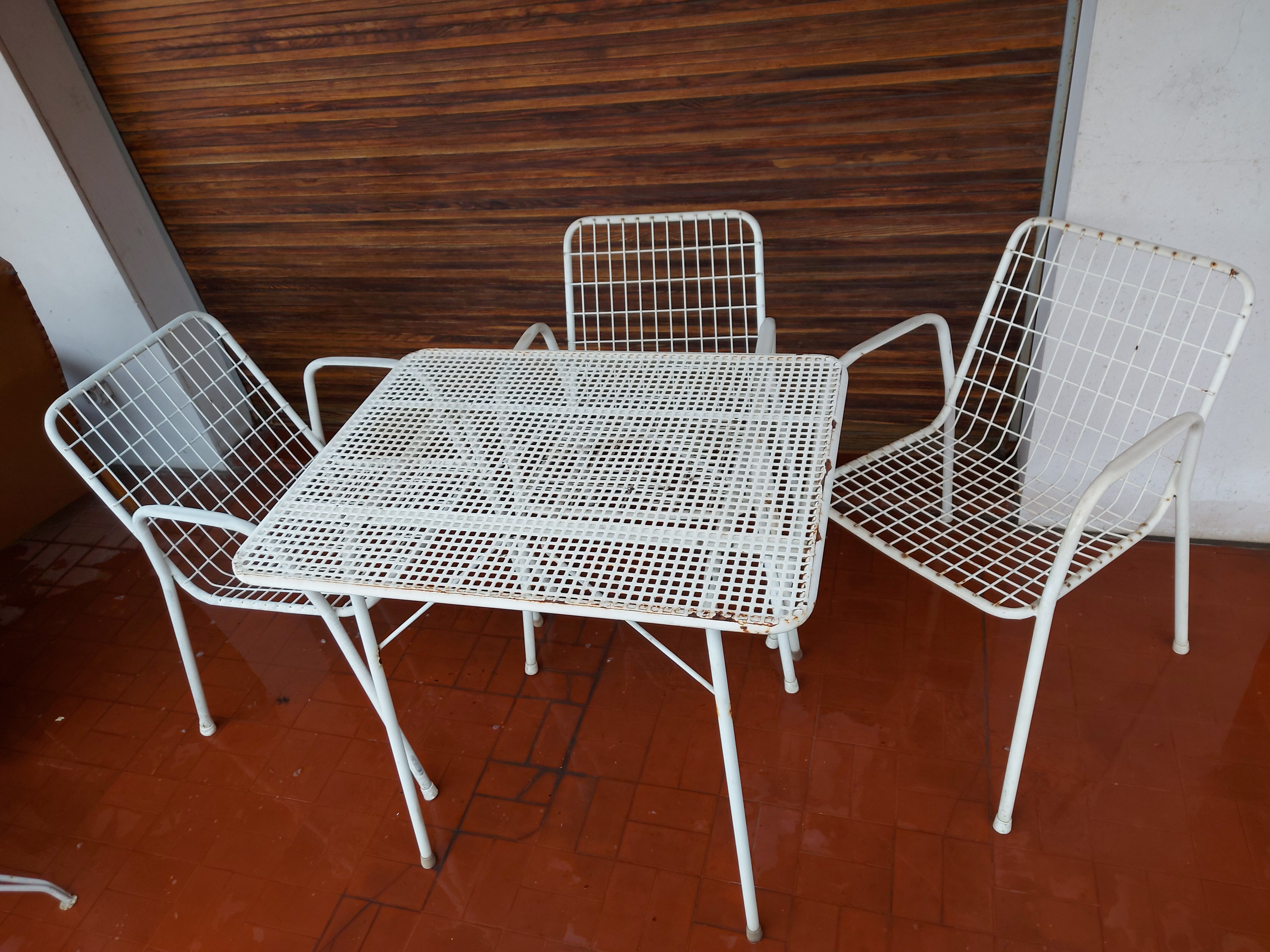 Set of 3 chairs and garden table Emu , Model Rio