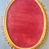 Rattan mirror 60s