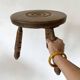 Vintage tripod stool