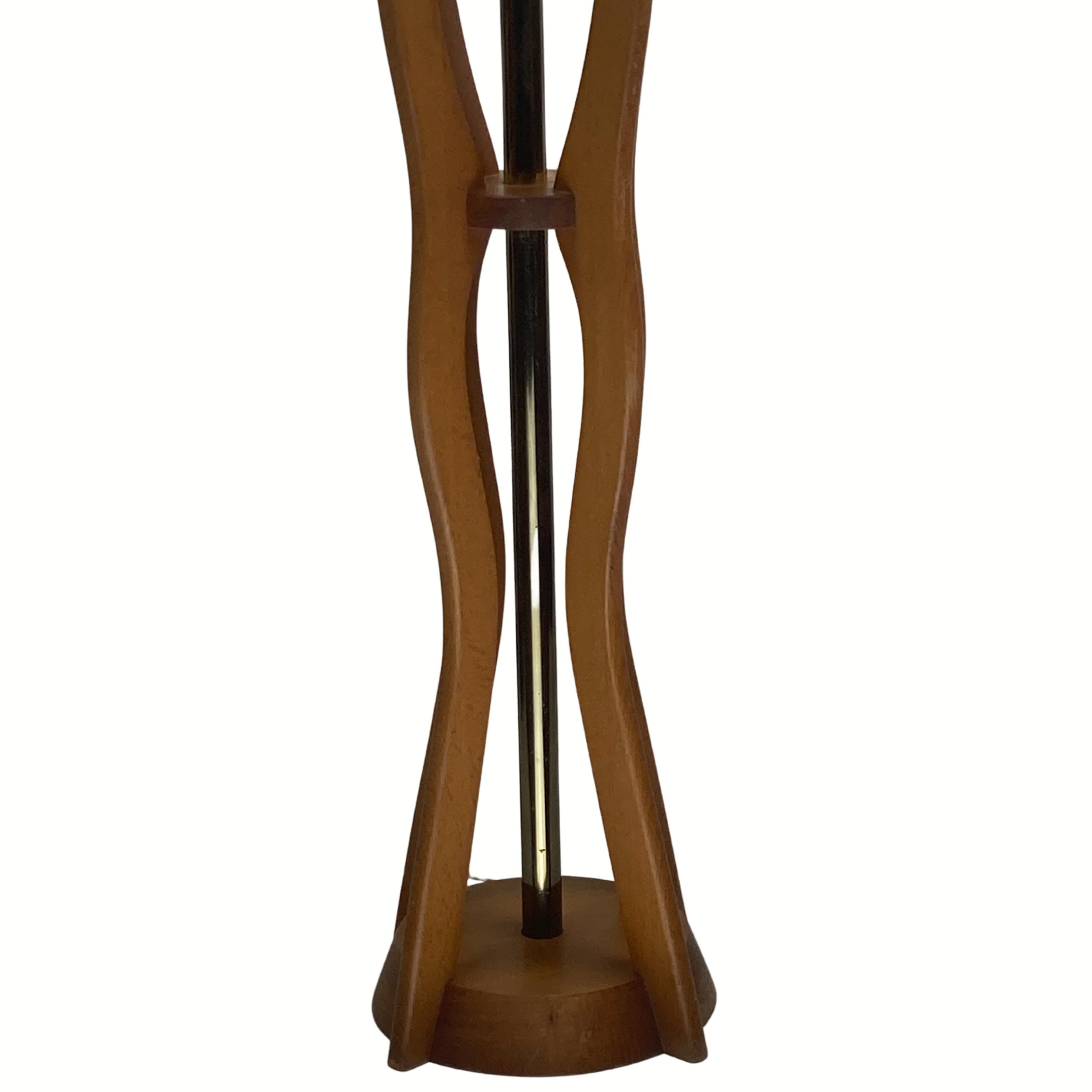 Lampe de table italienne de forme libre années 1960