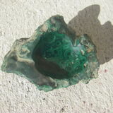 Malachite stone ashtray
