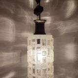 Lámpara de techo " Voghera" de cristal. Italia, 1970s.