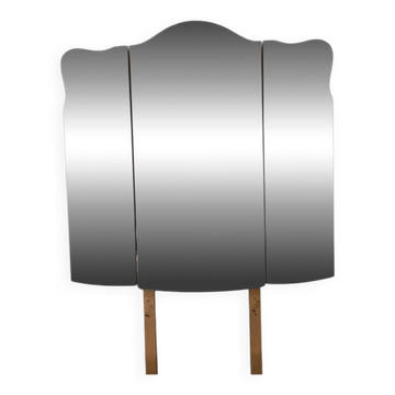 Grand miroir triptyque années 50