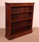 open mahogany library with inlays - 19th century
