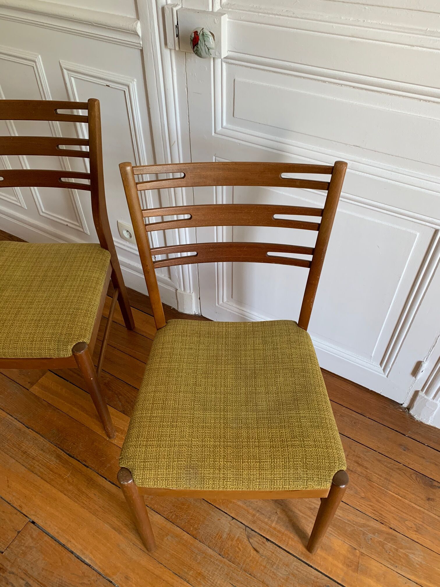 Scandinavian teak chairs