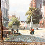 Painting Bruges Belgium 17th century