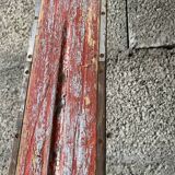 Old wooden skis