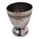 Christofle egg cup mid-20th century silver