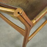 A/S MIKAEL LAURSEN / vintage leather easychair / Illum Wikkelsø / Denmark 1960s
