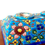 Longwy enamel inkwell