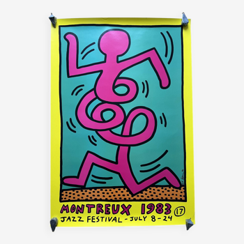 Montreux jazz festival 1983 keith haring poster