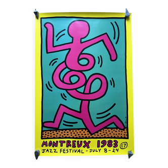Montreux jazz festival 1983 keith haring poster