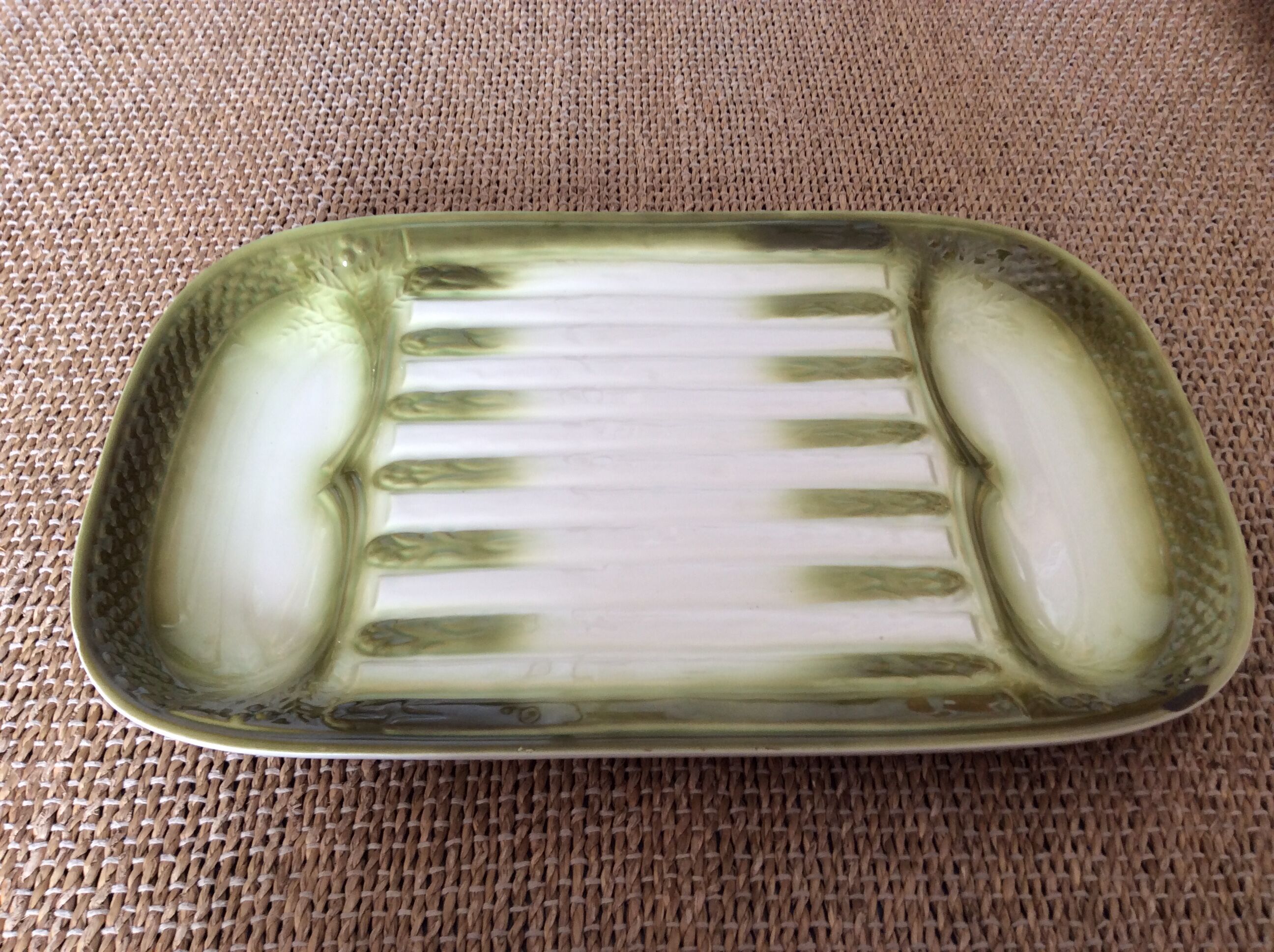 Asparagus dish in slurry