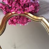 Golden baroque mirror
