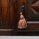 Antique 16th century Spanish carved cabinet in oak.