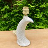 Wave or comma ceramic lamp from the 1950s/1960s