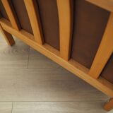 Brown leather sofa, Danish design, 1970s, production: Denmark