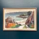 Swedish Oil on Canvas – “Seascape” by Knut Ljungberg (1911–1973)