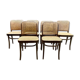Suite de 6 chaises par Josef Hoffmann pour Thonet années 60