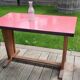 Table bistrot, annees 50