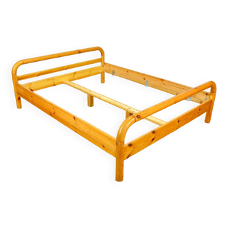 Solid Pine Bed by Rainer Daumiller 1970/1980