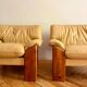 Pair of “Sapporo” armchairs by Mario Marenco for Mobil Girgi, Italy, 1970s