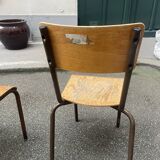 Set of 4 Mullca chairs - School chairs