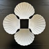 Set of 4 shell bowls