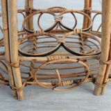 Rattan desserte from the 60s
