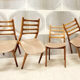 4 chaises vintage