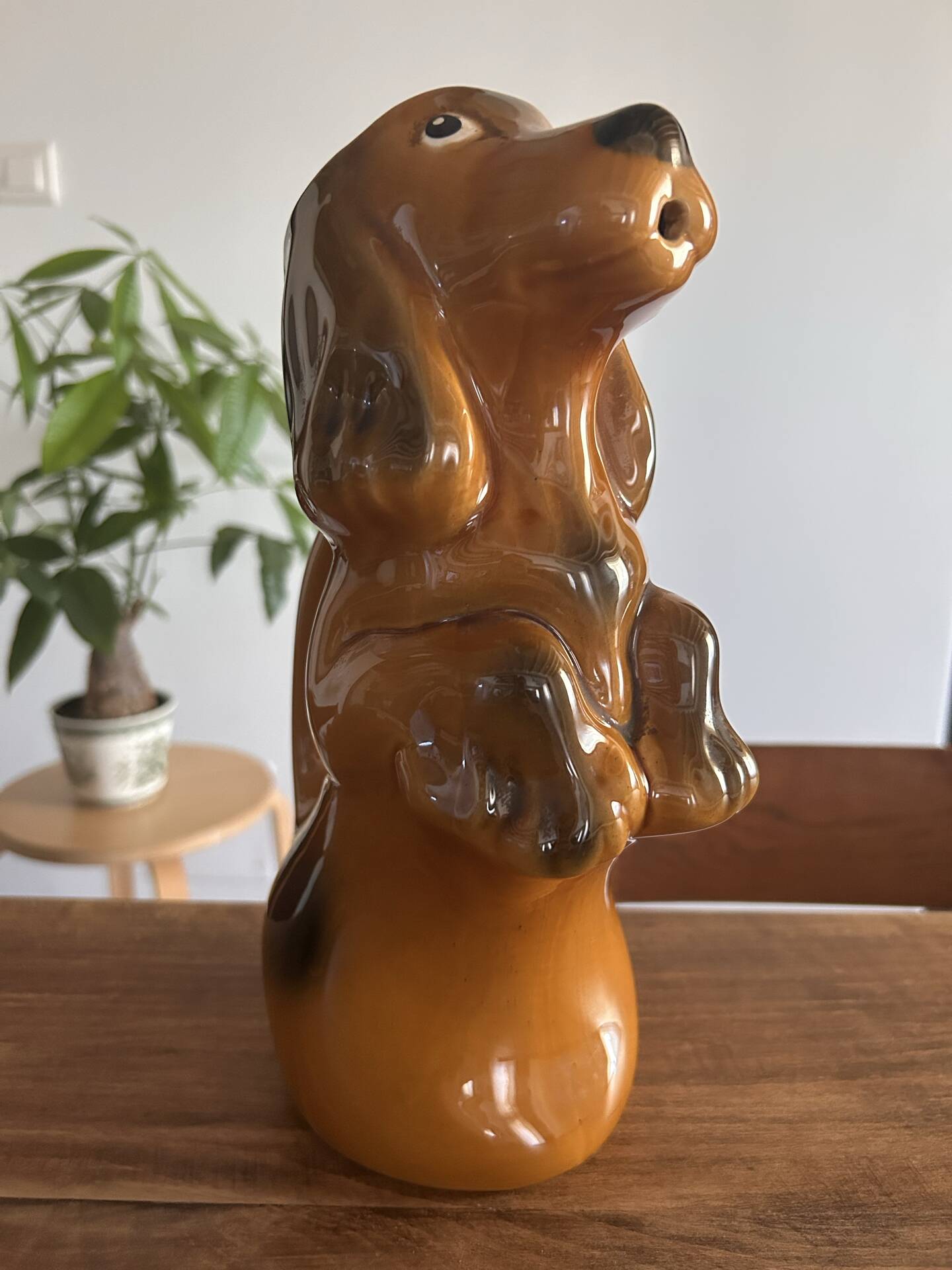 Ceramic dog jug 60's