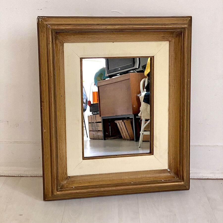 Wooden frame mirror