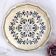 Decorative plate from Salins France decor Heugue 25.5 cm