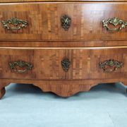 Marquetry style chest of drawers