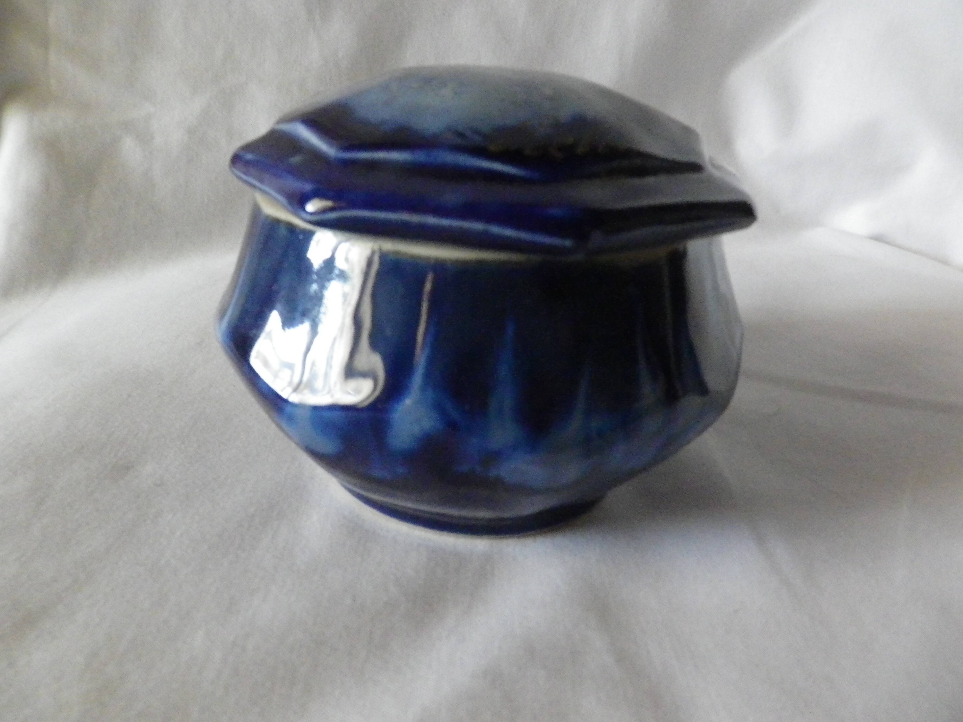 blue gingham candy box